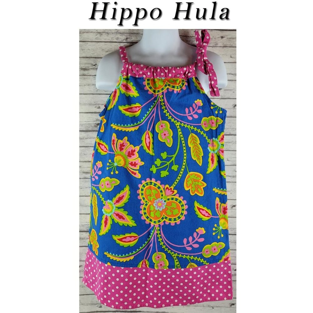 Hula Hippo Paisley Sleeveless Dress Size 5